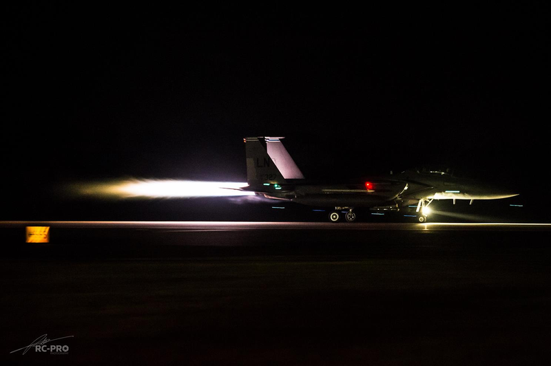 Illustration for article titled This Photo Tour Of The USAF's "Grim Reapers" F-15 Squadron Will Give You Shivers